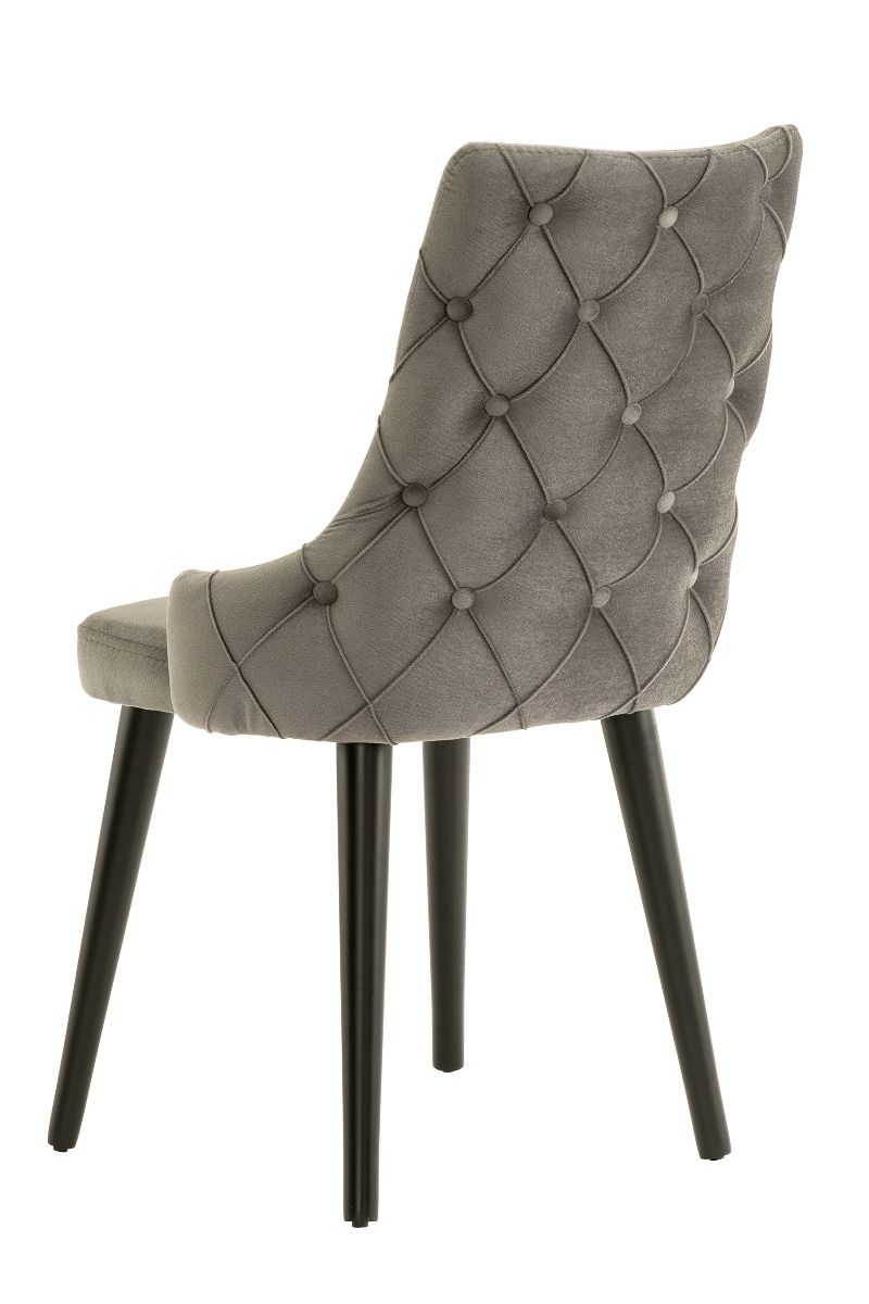 City Dining Chair - Grey Velvet (Set of 2)