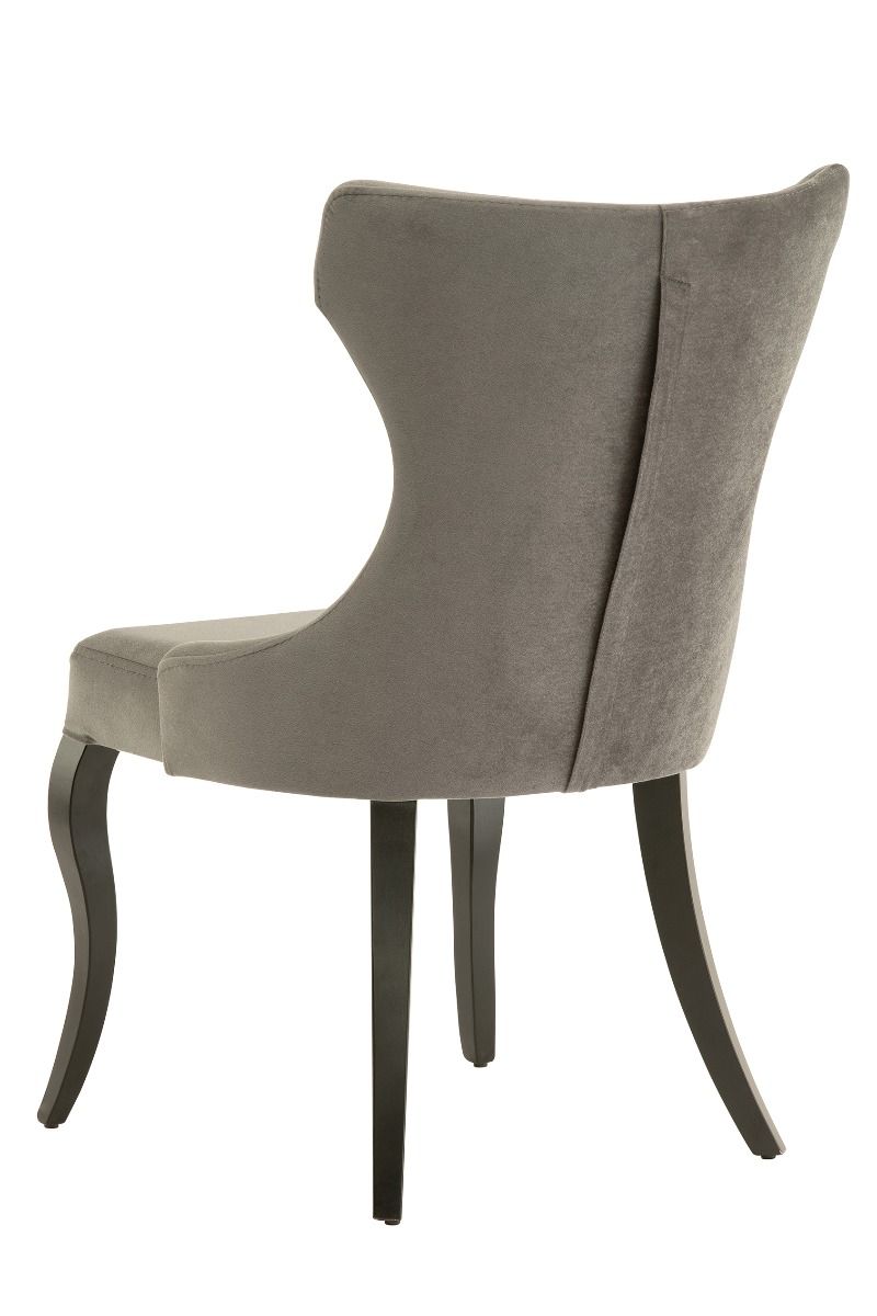 Oslo Dining Chair - Grey Velvet (Set of 2)