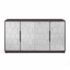 Lewis Grey/ brown Hexagonal Sideboard