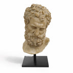 Bearded Mans Head Statue