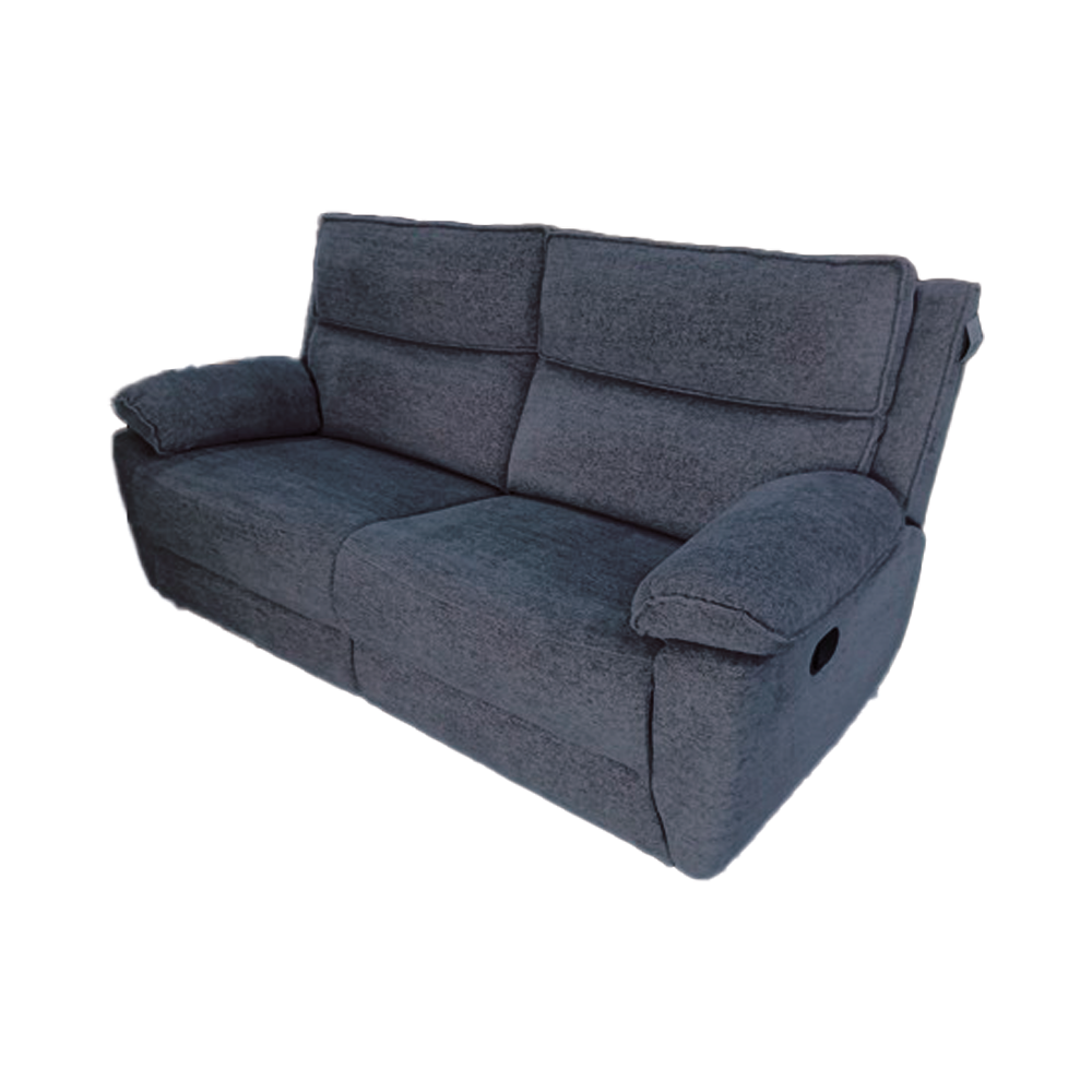 Midtown Recliner 3 Seater Sofa in Dark Grey