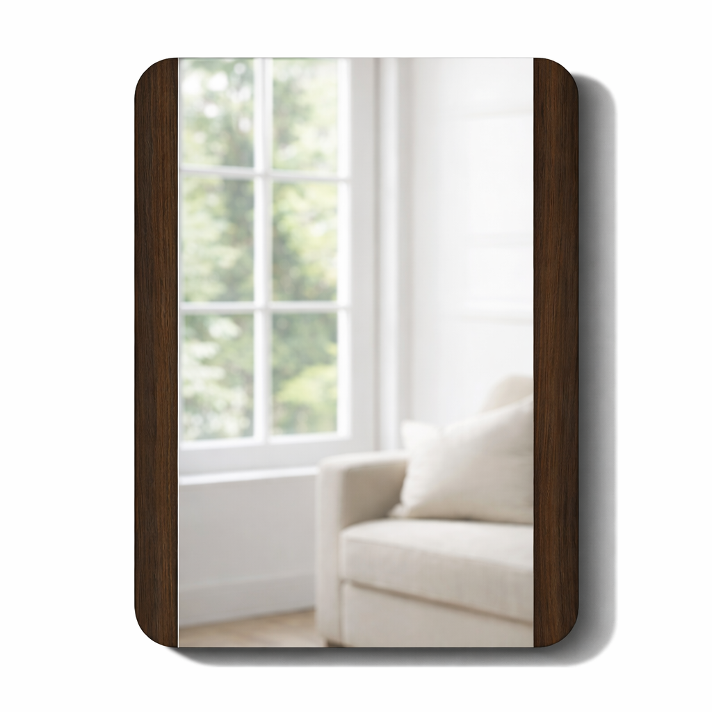 Gianni Mirror in Dark Oak