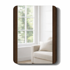 Gianni Mirror in Dark Oak