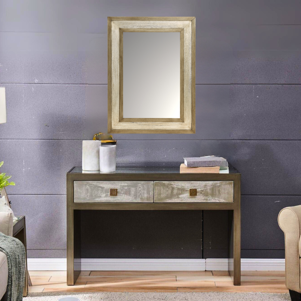 Nova Silver Console Table & Mirror