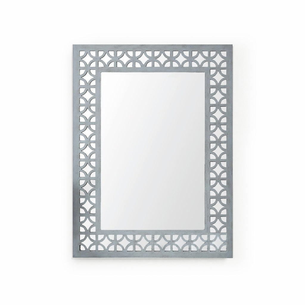 Russell Grey Wood Mirror