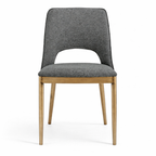 Morgan Dining Chair - Brass / Grey (Set of 2)