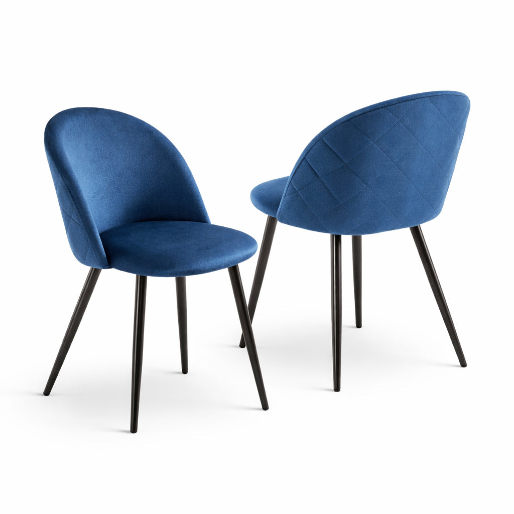 Lotus Dining Chair - Royal Blue (Set of 4)