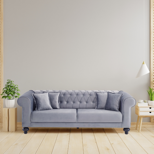 Marla Grey 3 Seater Sofa