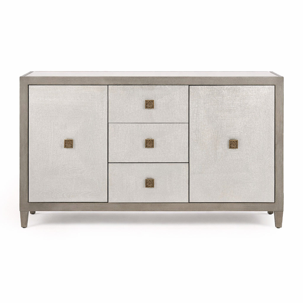 Nova Silver 3 Drawer Sideboard