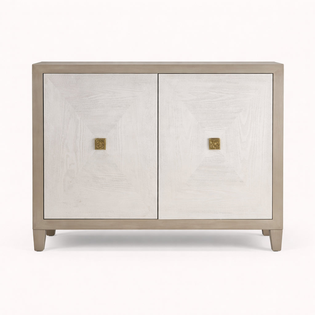 Nova 2 Door Silver Grey Chest