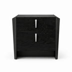 Opal 2 Drawer End Table in Graphite