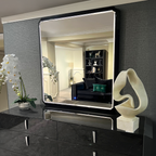 Opal LED Mirror in Graphite