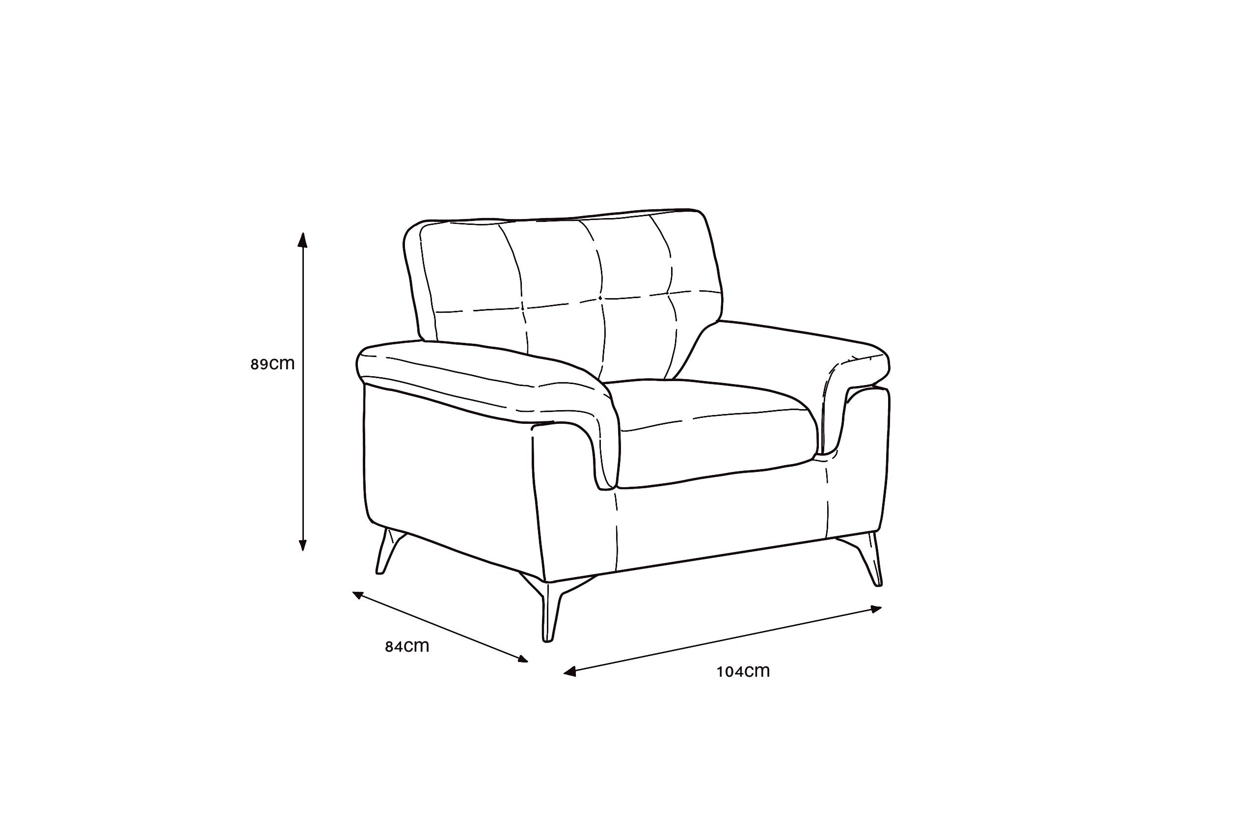 Ottawa Dark Grey Armchair