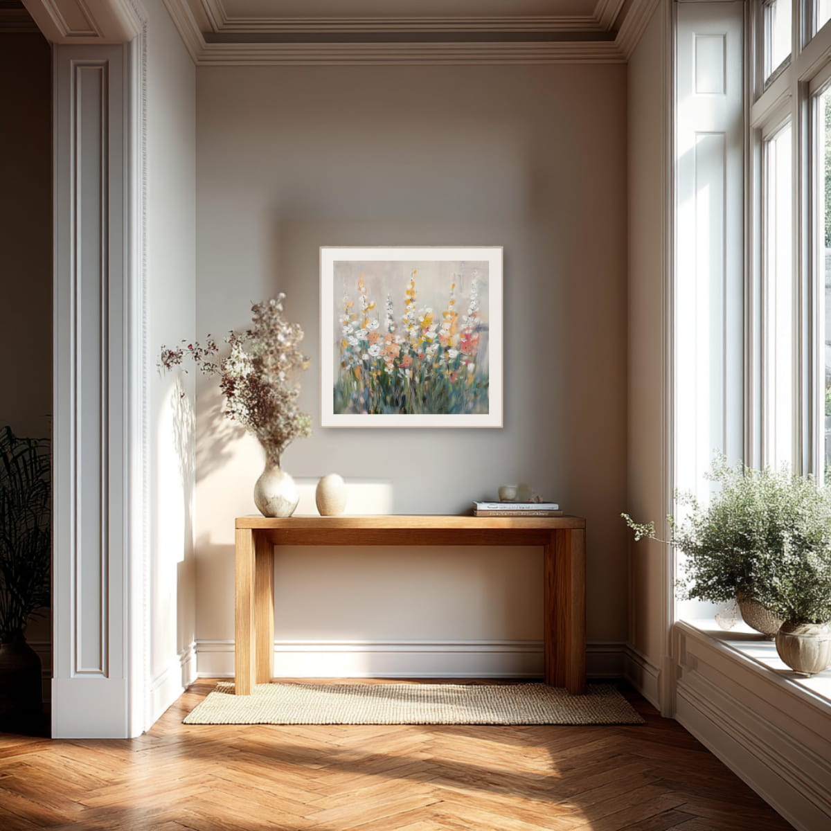 Meadow Haze Wall Art 80x80cm