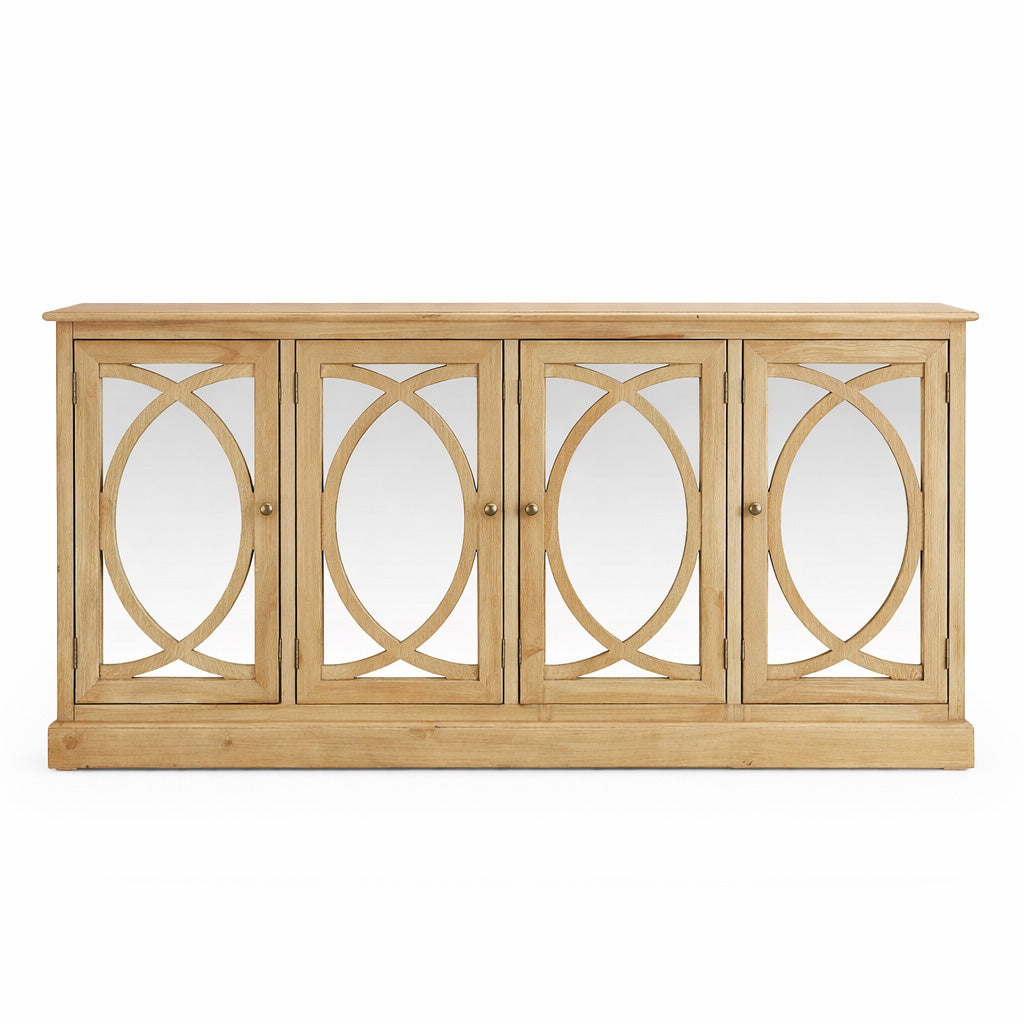 Parker Mirrored Wooden Sideboard