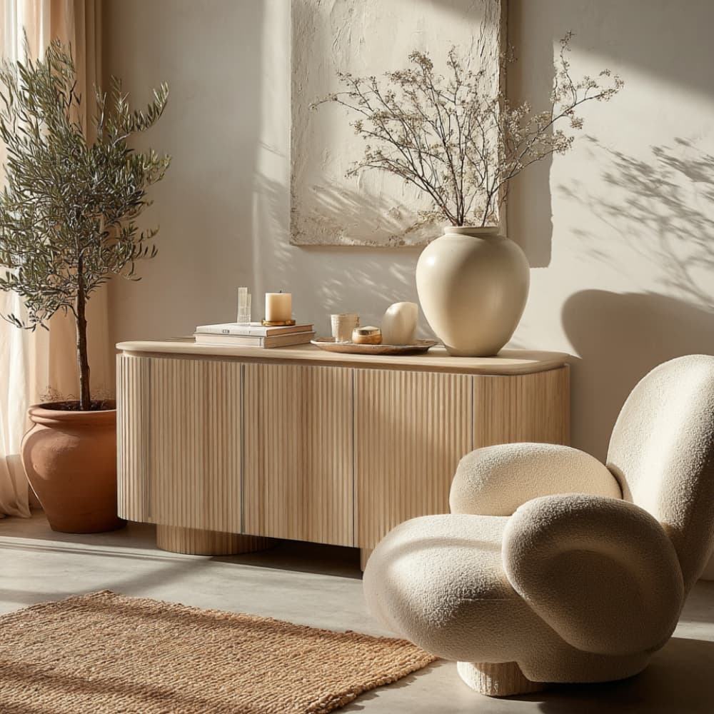 Paros 4 Door Sideboard