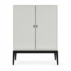 Pasadena Cool Grey 2 Door Drinks Cabinet