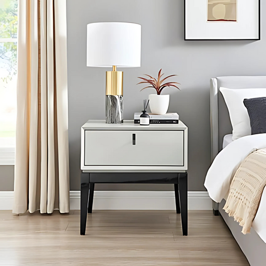 Pasadena Cool Grey 1 Drawer End Table