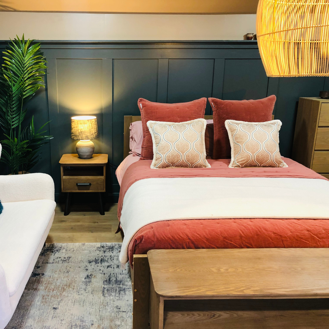 Philip Light Oak Super King Bed Frame