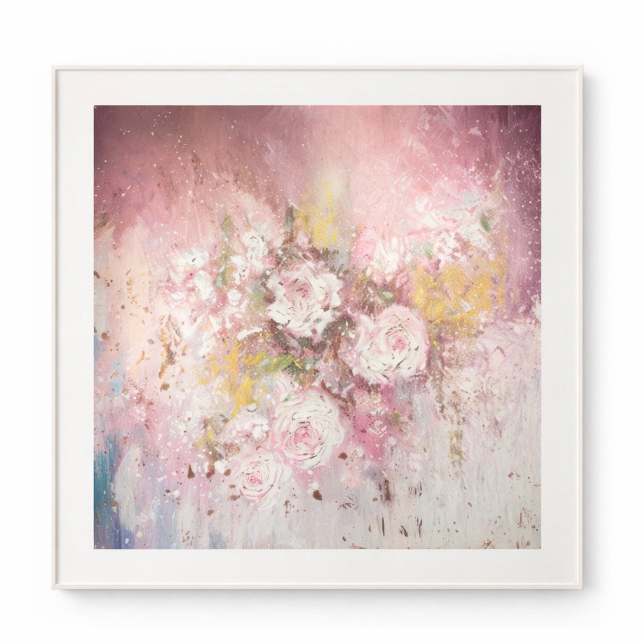 Rose Reverie Wall Art 80x80cm