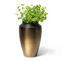 Tall Ceramic Pot Golden Fade 60cm