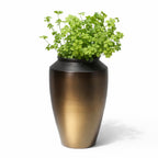 Tall Ceramic Pot Golden Fade 60cm