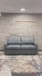 Eccles 3 Seater Sofa Bed in Denim Blue