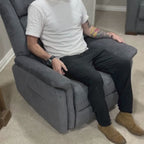 Boyd Grey Recliner Chair