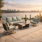 Regent 4 Pc Outdoor Lounge Set