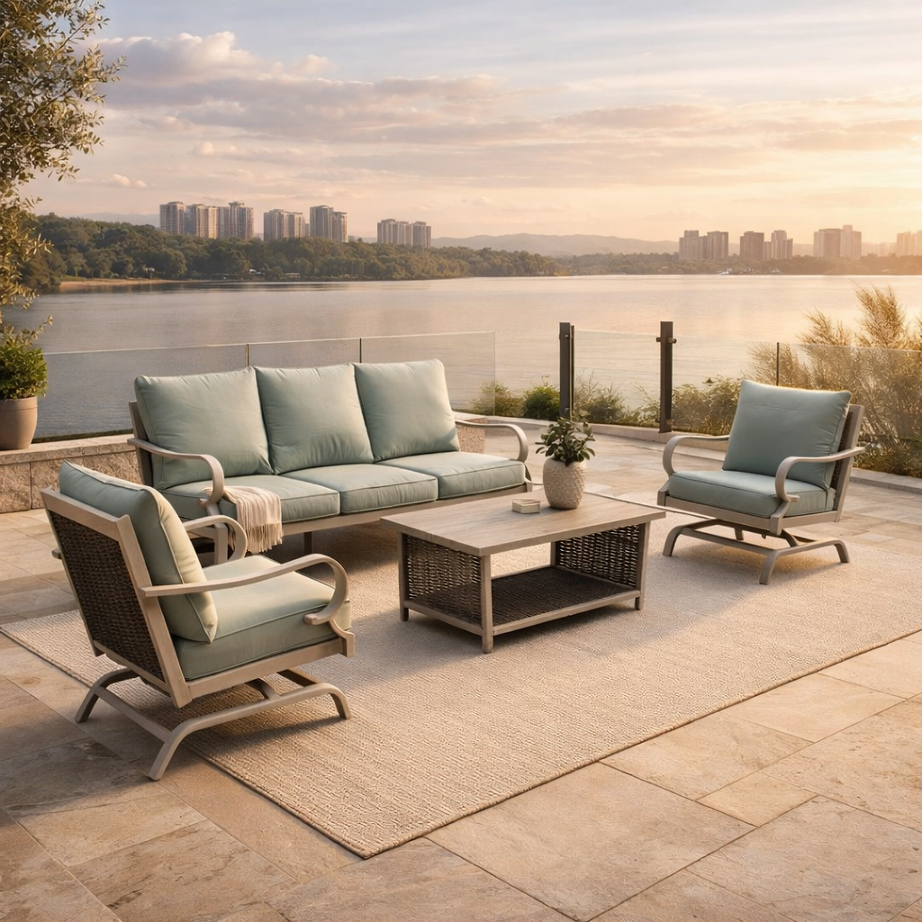 Regent 4 Pc Outdoor Lounge Set