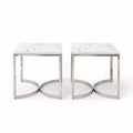Ritz Faux Marble Side Table (Set of 2)