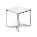 Ritz Faux Marble Side Table