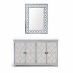 Russell Grey Sideboard & Mirror