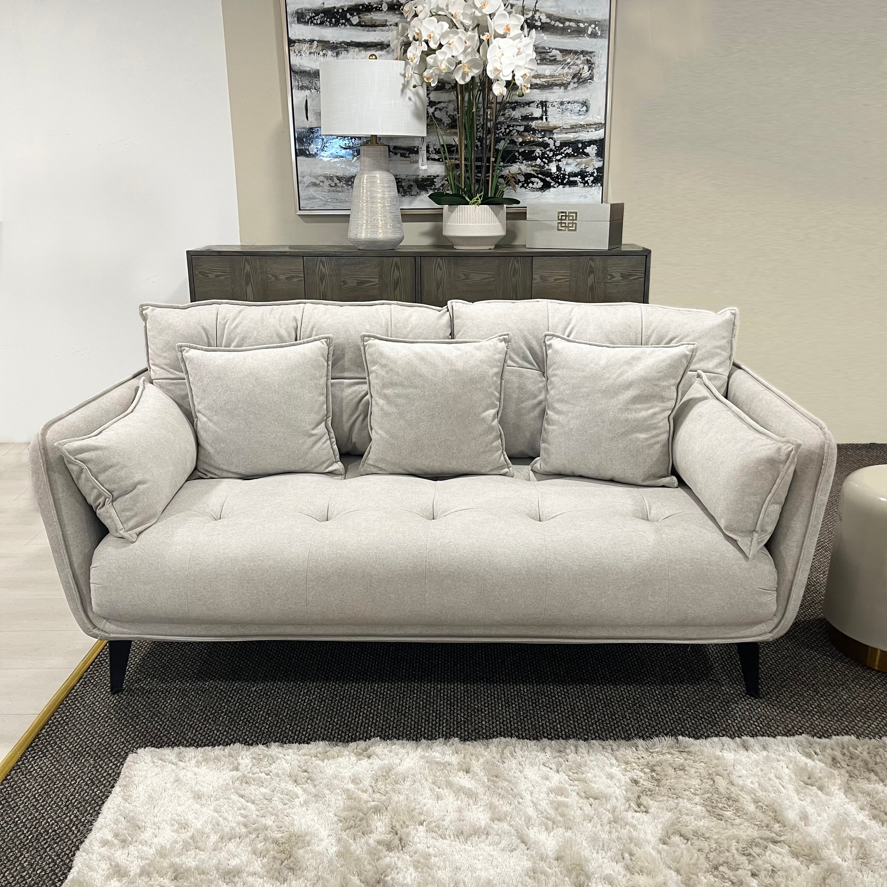 Siena Grey 2 Seater Sofa