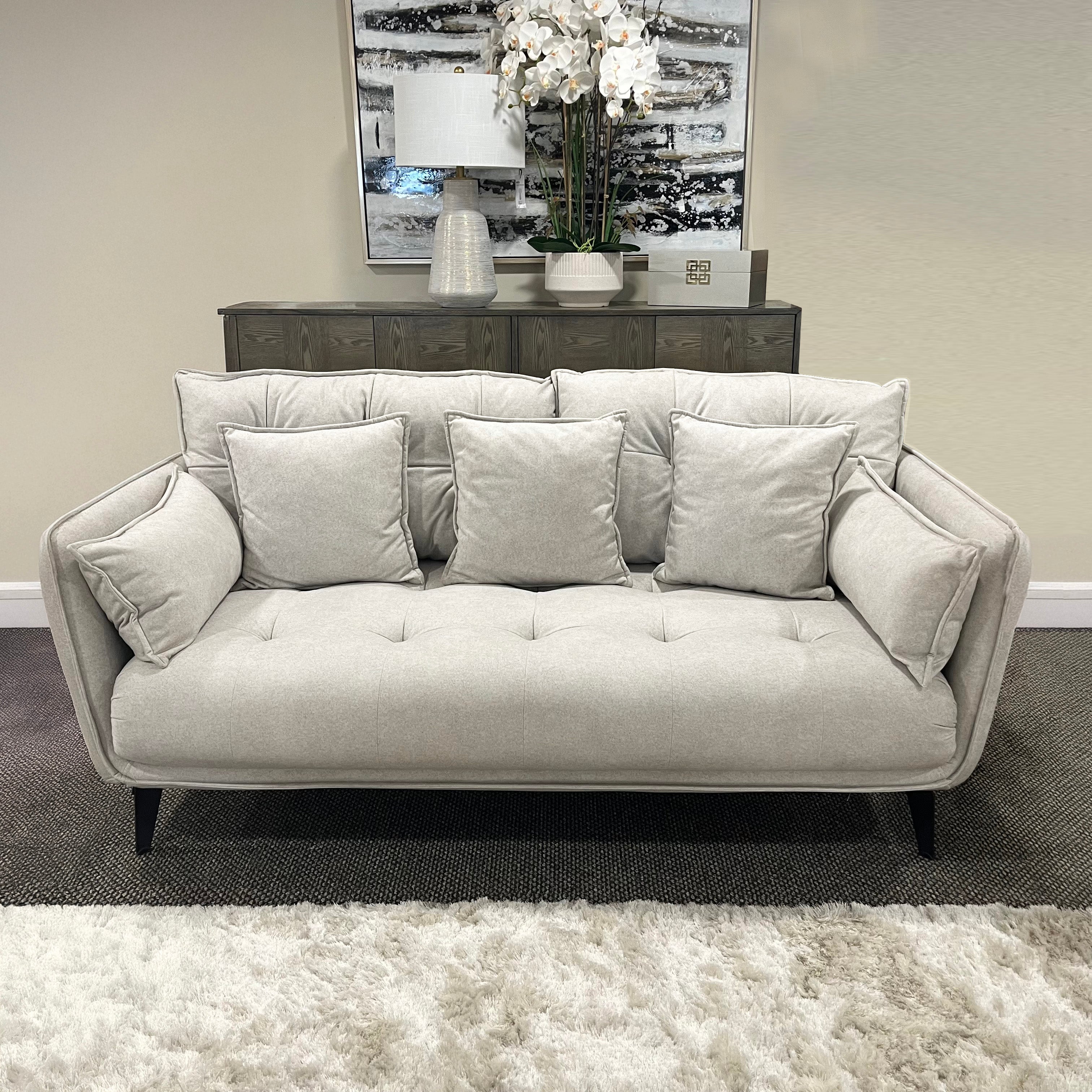 Siena Grey 2 Seater Sofa