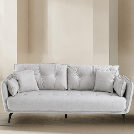 Siena Grey 3 Seater Sofa