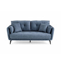 Siena Blue 2 Seater Sofa