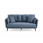 Siena Blue 2 Seater Sofa