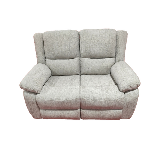 Austin 2 Seater Recliner Sofa -Light Grey
