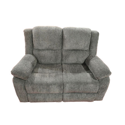 Austin 2 Seater Recliner Sofa - Dark Grey
