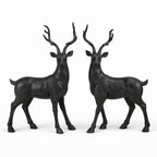 Pair of Standing Stag Statues