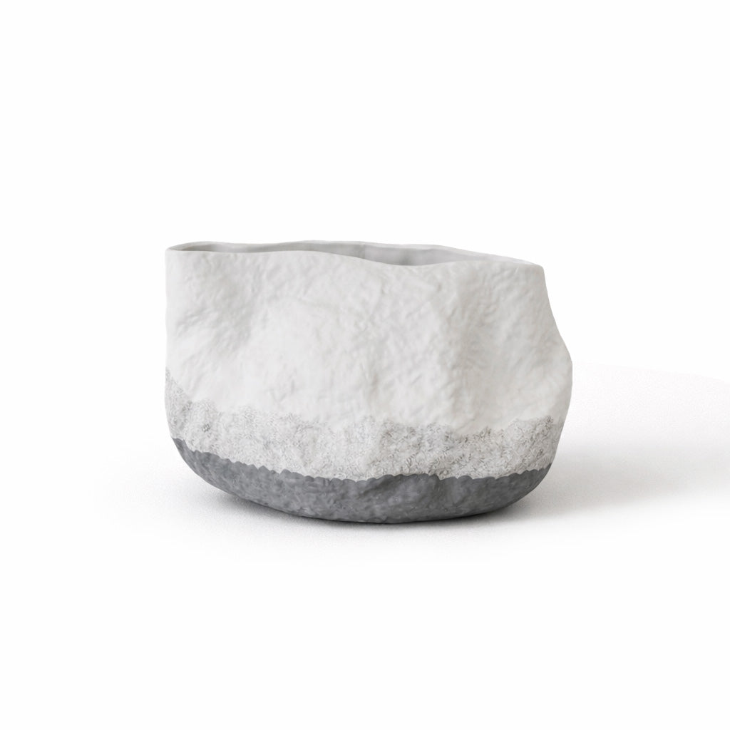 Ceramic Black Grey White Bowl