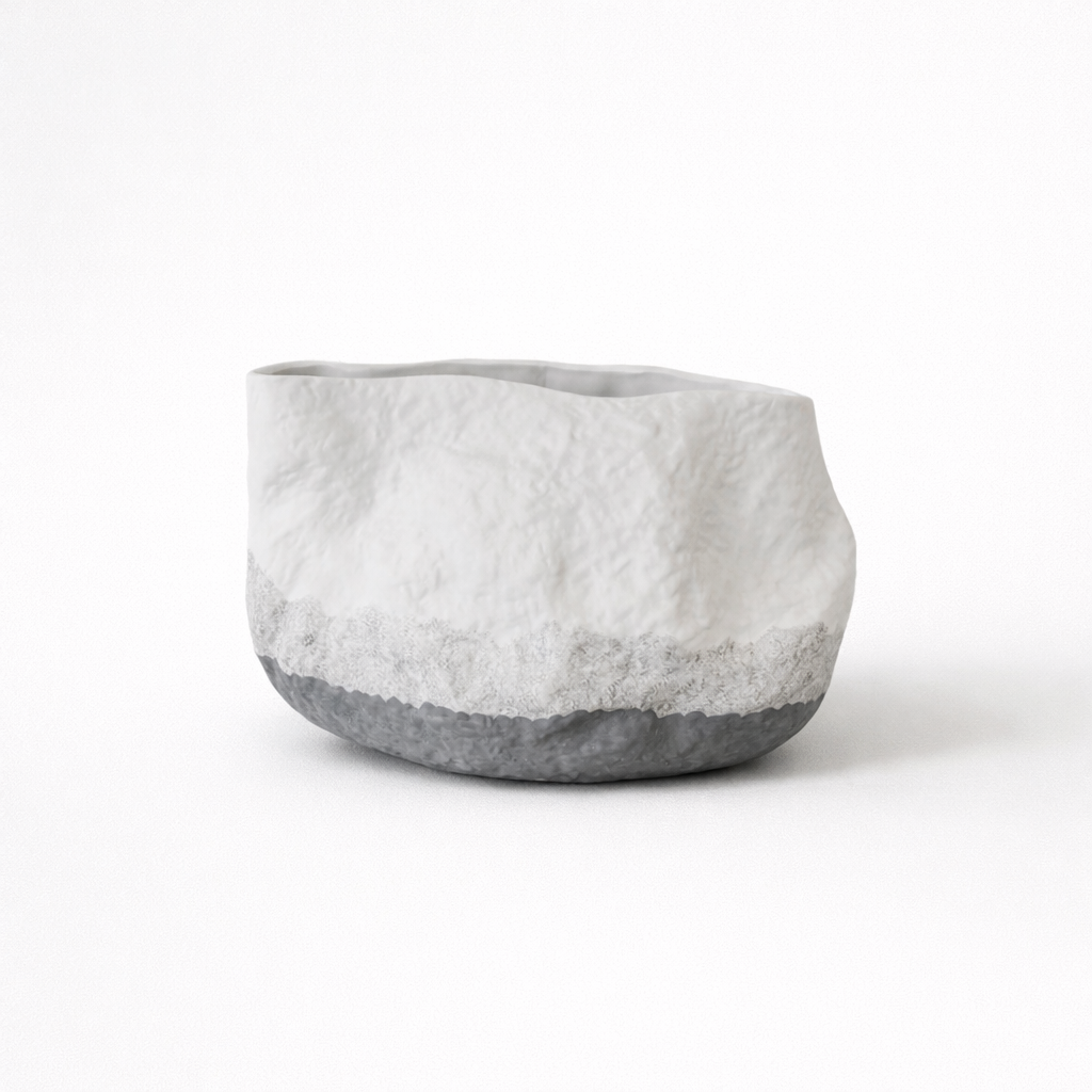 Ceramic Black Grey White Bowl