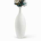 White Textured Resin Pot 1m