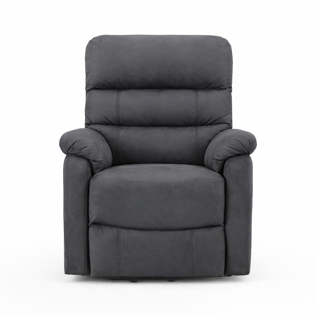 Taylor Recliner Chair - Leather Air - Antique Grey