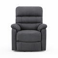 Taylor Recliner Chair - Leather Air - Antique Grey