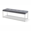 Treviso Navy Rectangular Bench