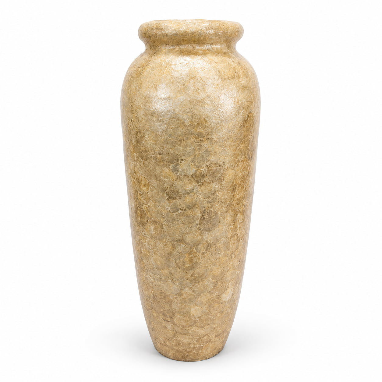 Tall Golden Pearl Vase 90cm