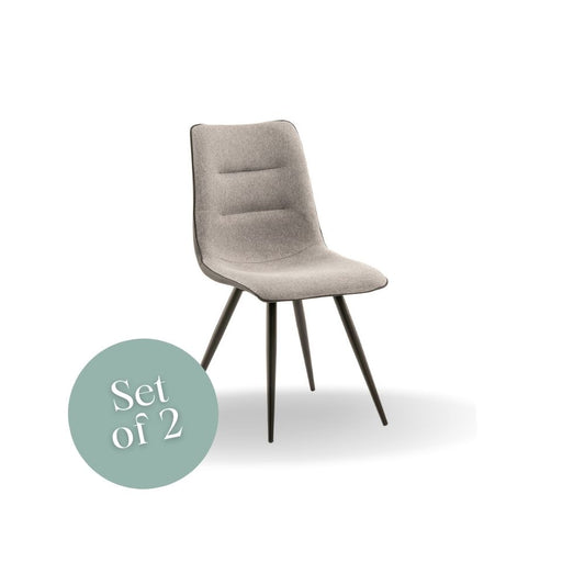 Nuna Dining Chair  - Grey (Set of 2)