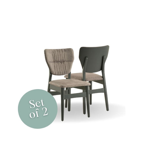 Dinamic Dining Chair - Charcoal Grey  (Set of 2)